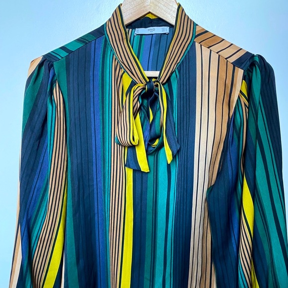 Mango Striped Blouse - Picture 2 of 2